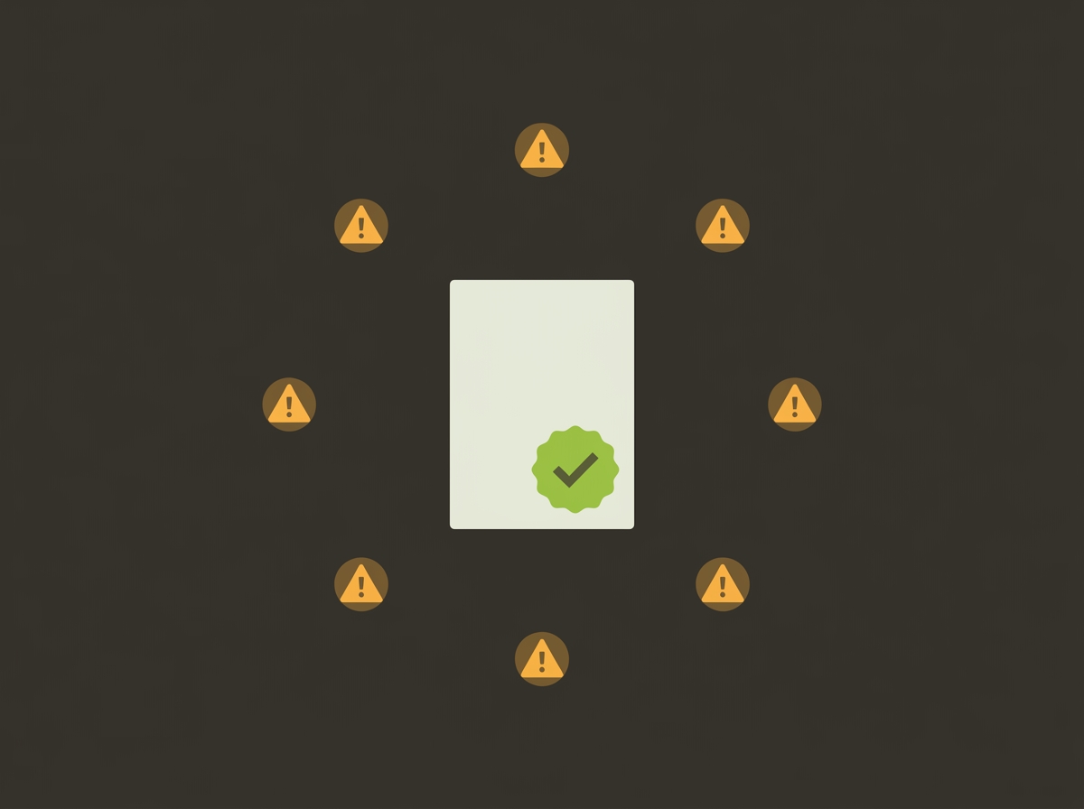 Seven common AI mistakes orbiting one verified document